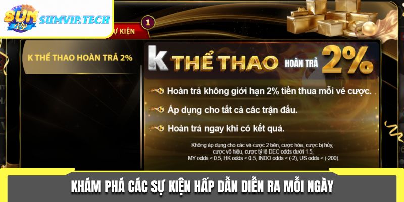 Khám phá các sự kiện hấp dẫn diễn ra mỗi ngày